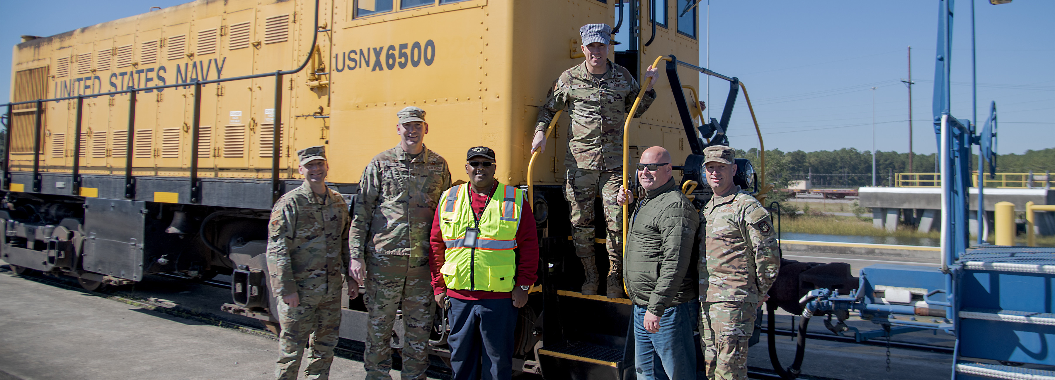 USAF Expeditionary Center command team visits Team Charleston