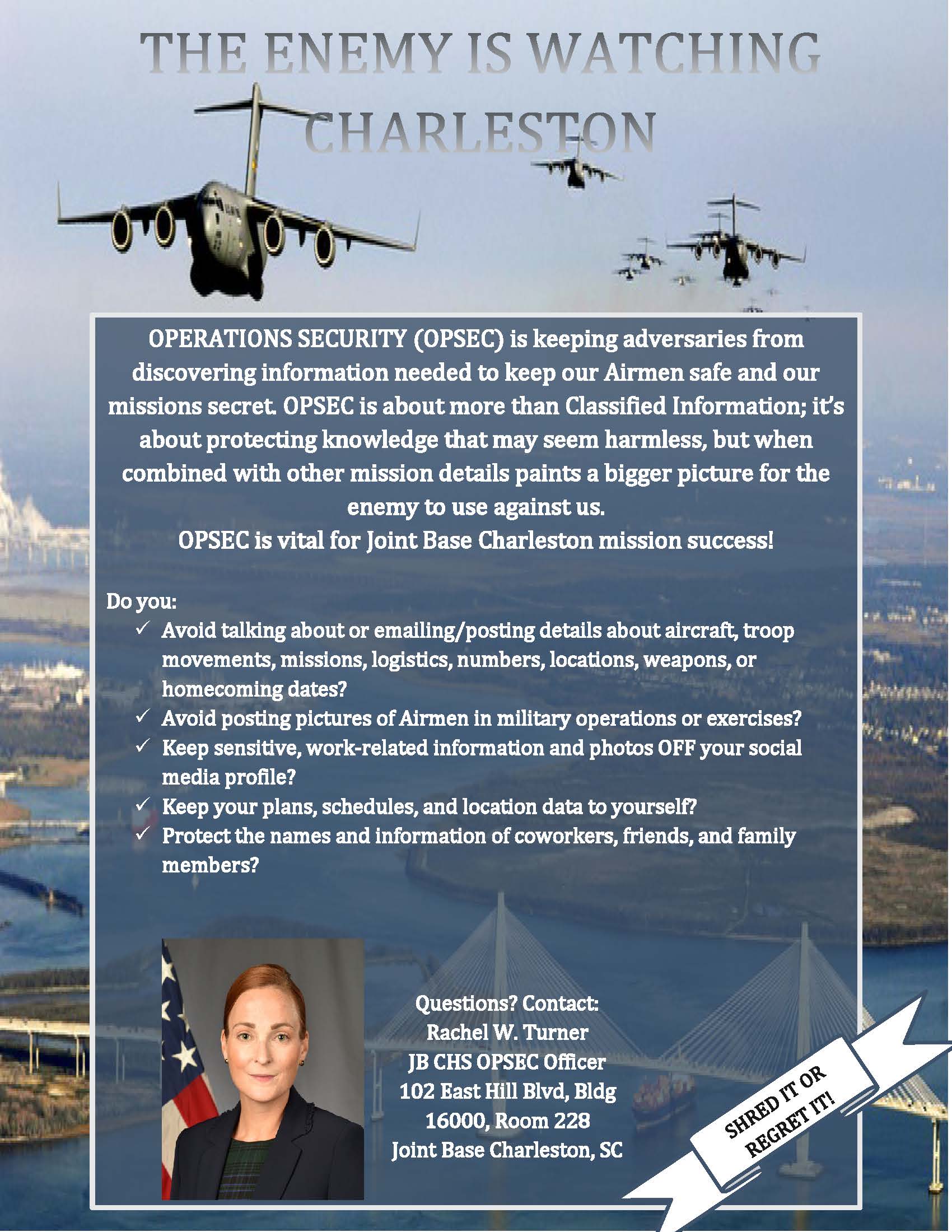 A poster for the OPSEC program