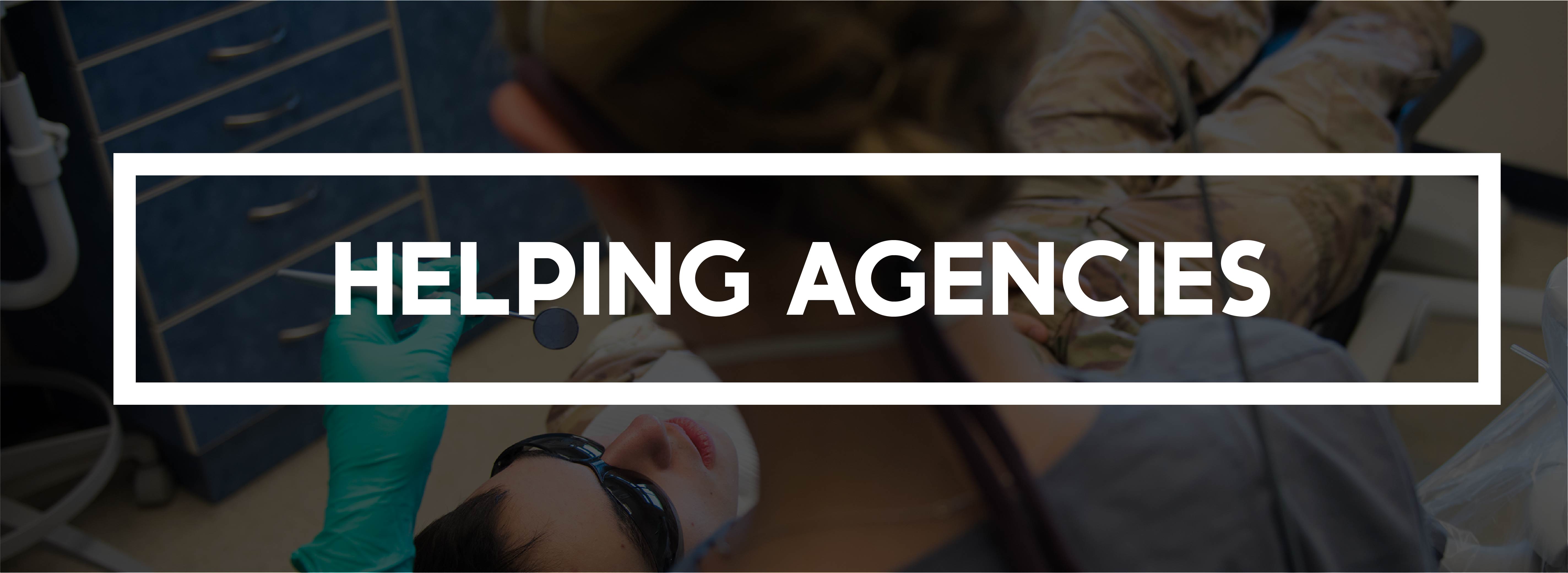 A logo for Helping Agencies