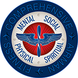 A logo for the Comprehensive Airman Fitness