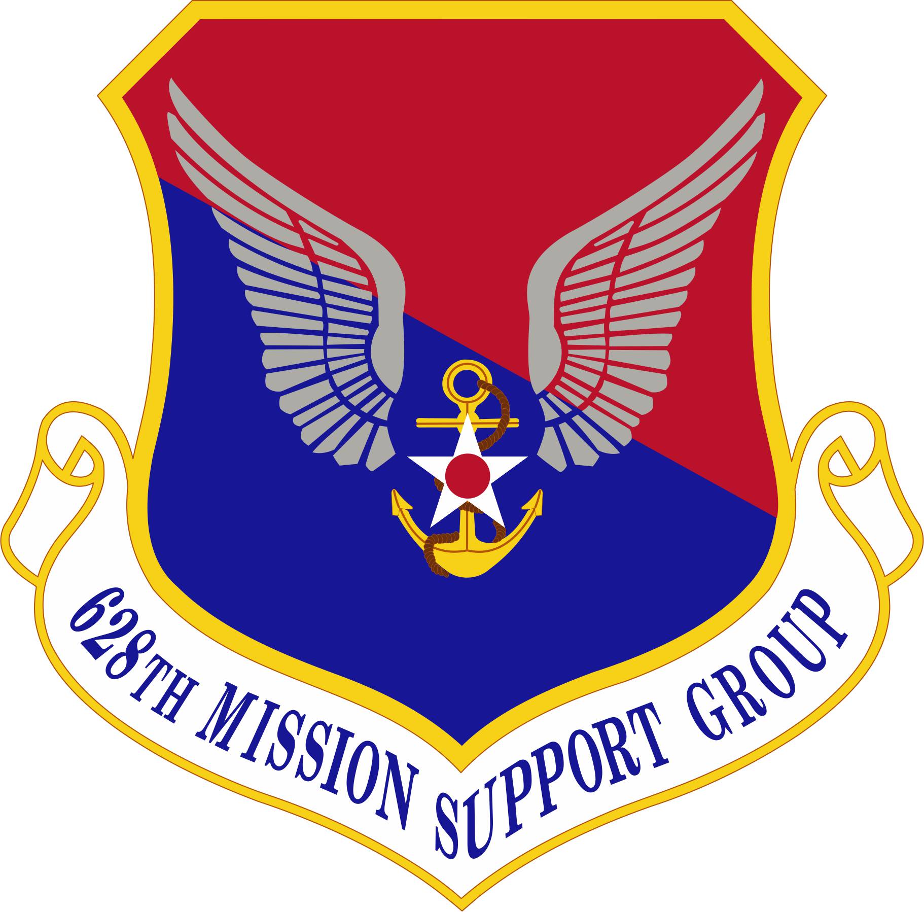 A logo for the 628th Air Base Wing