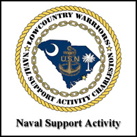 A logo for the Naval Support Activity