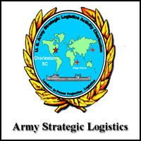 A logo for the Army Strategic Logistics